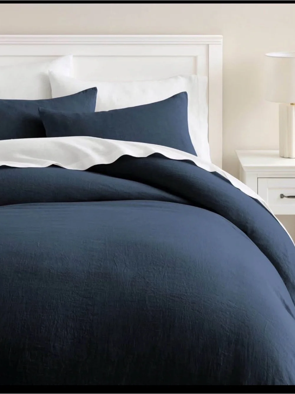 Pottery Barn Navy Twin Duvet Cover (4)